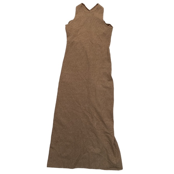 Free People Dresses & Skirts - FP Beach Coronado Sweater Maxi Dress Back cross cross Straps Neutral